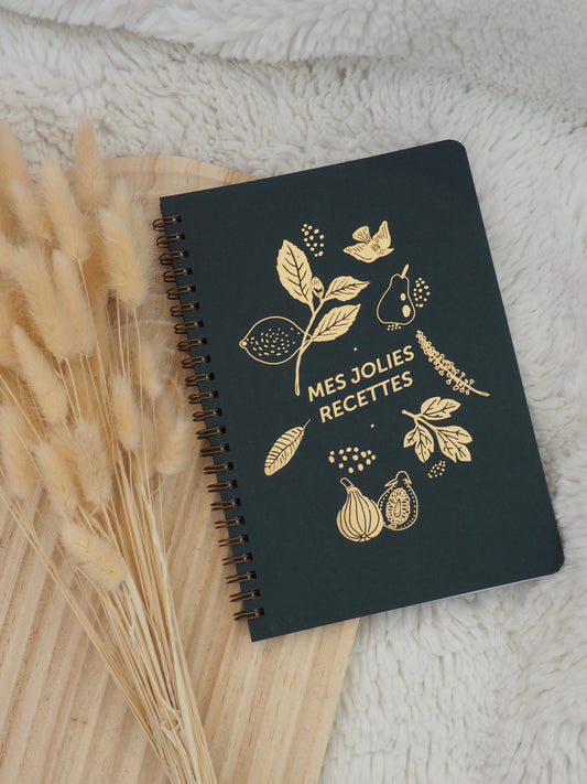 Livre de recettes vert