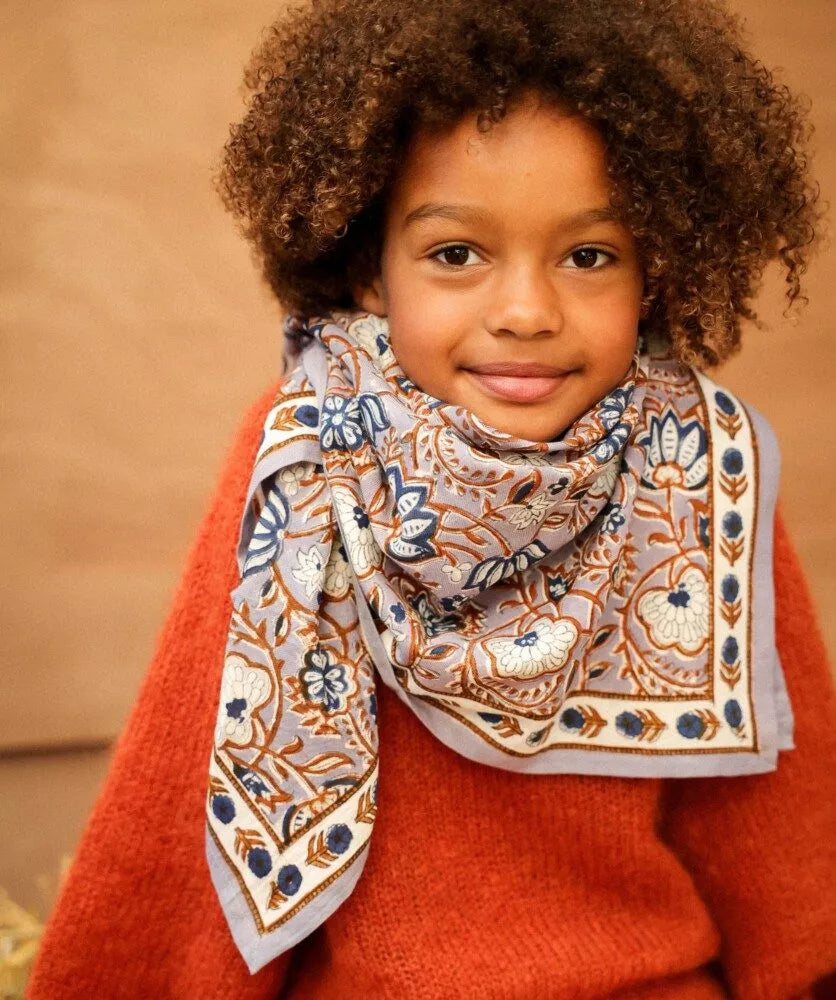 Foulard bleu