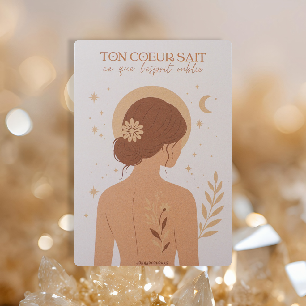 Carte postale mystique femme