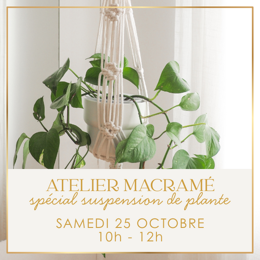 Atelier macramé 25/10