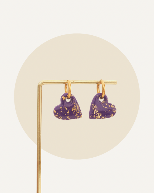 Lily feuille d’or violet