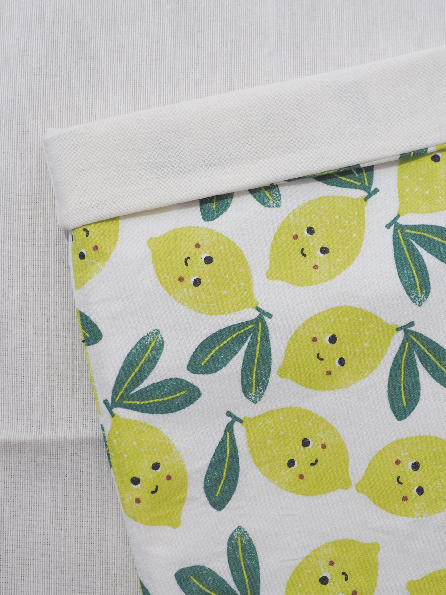 Pochette à livre poche • Citron blanc