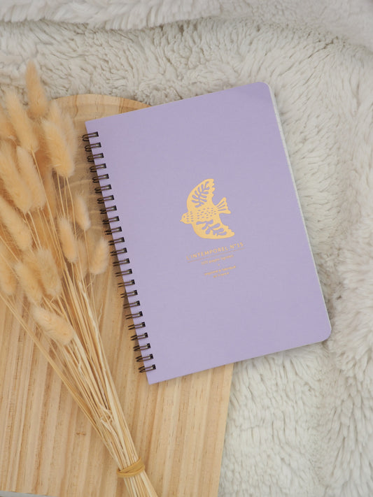 Carnet à spirales oiseau