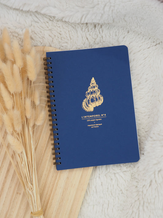 Carnet à spirales coquillage