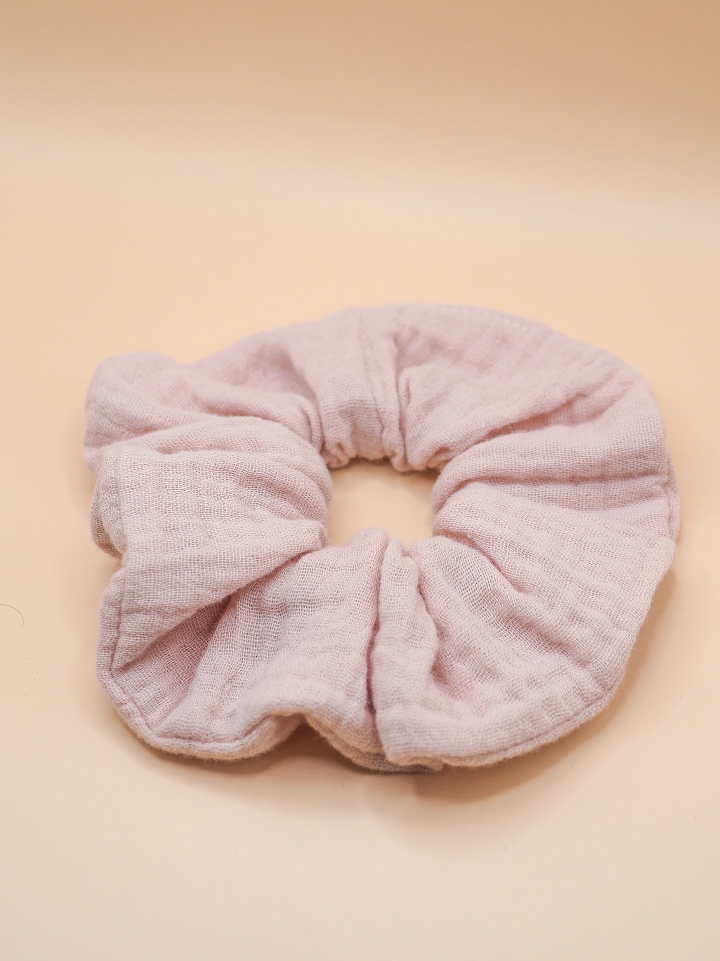 Chouchou rose poudré