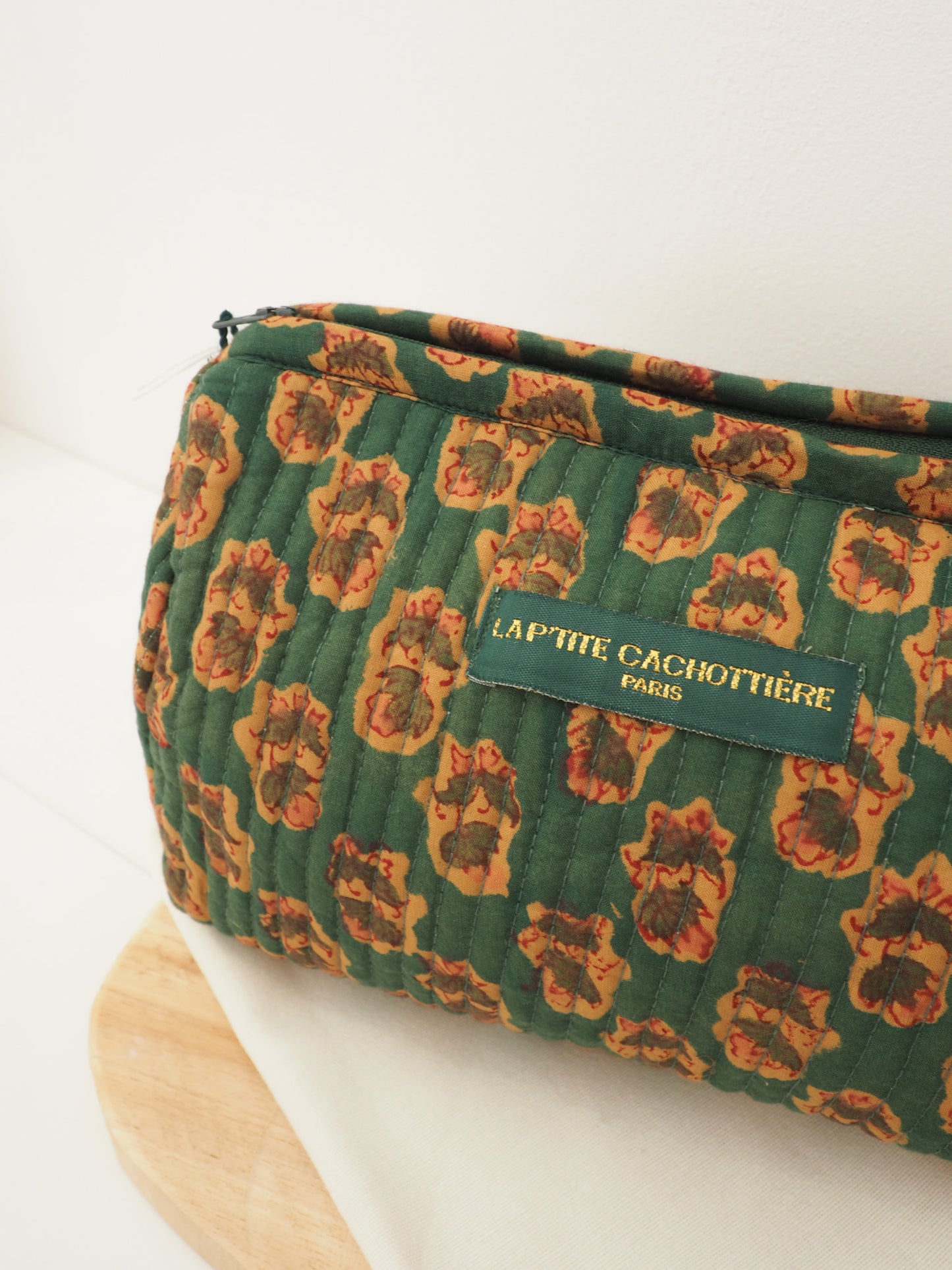 Trousse de toilette verte