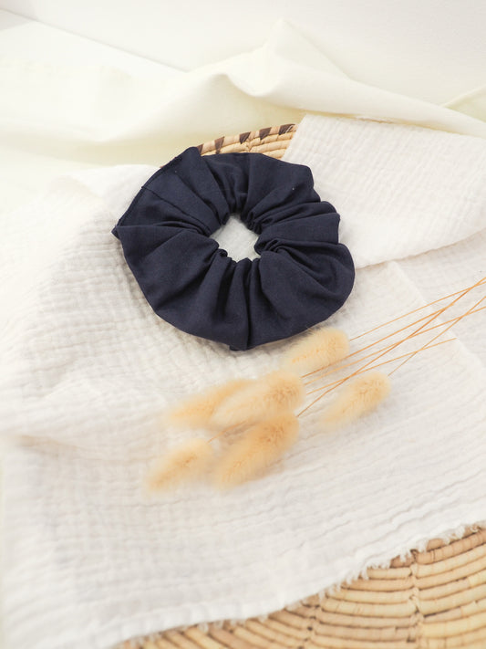 Chouchou bleu marine