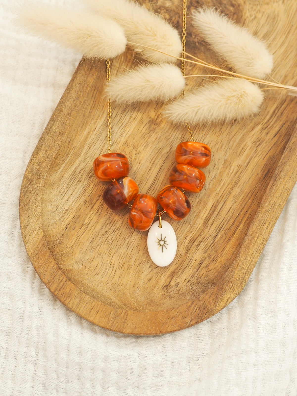 Collier Jade automne