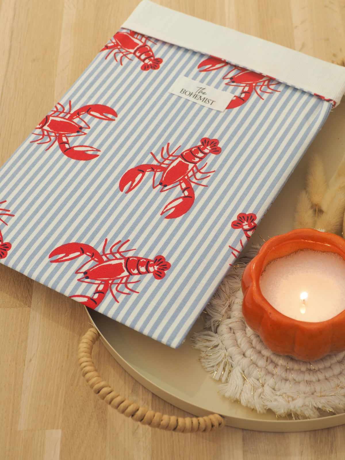 Grande pochette à livre • Homard