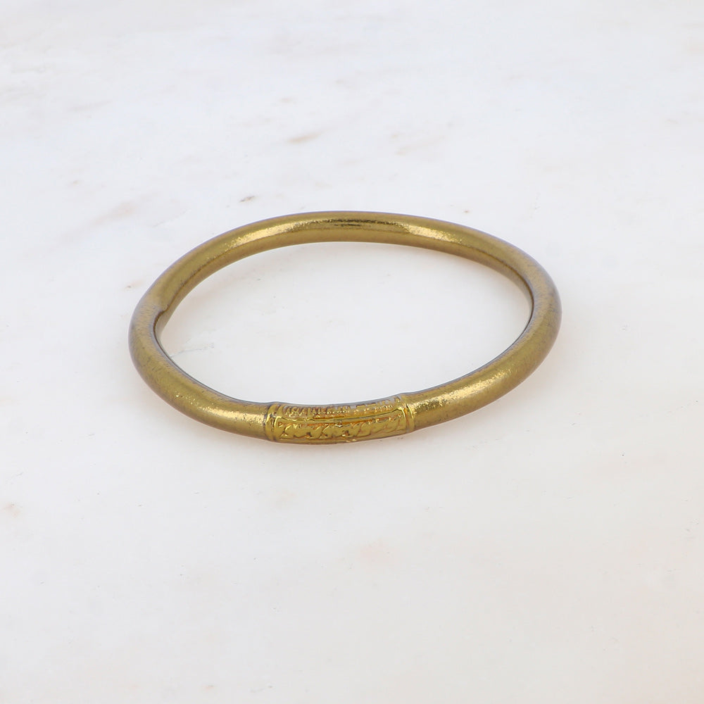 Jonc bouddhiste • Dark antic gold