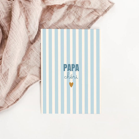 Carte postale papa chéri