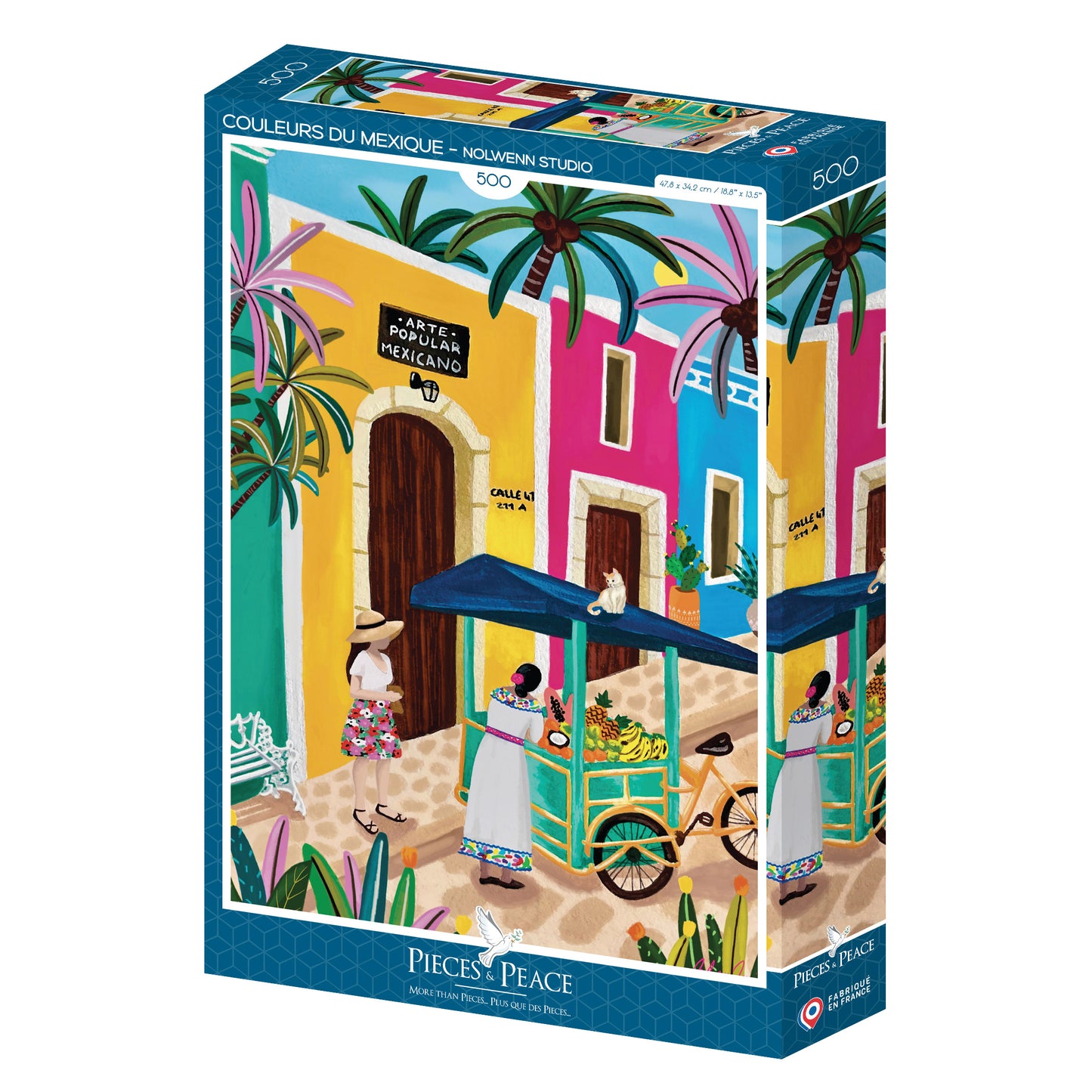 Puzzle 500 pcs • Couleurs du Mexique