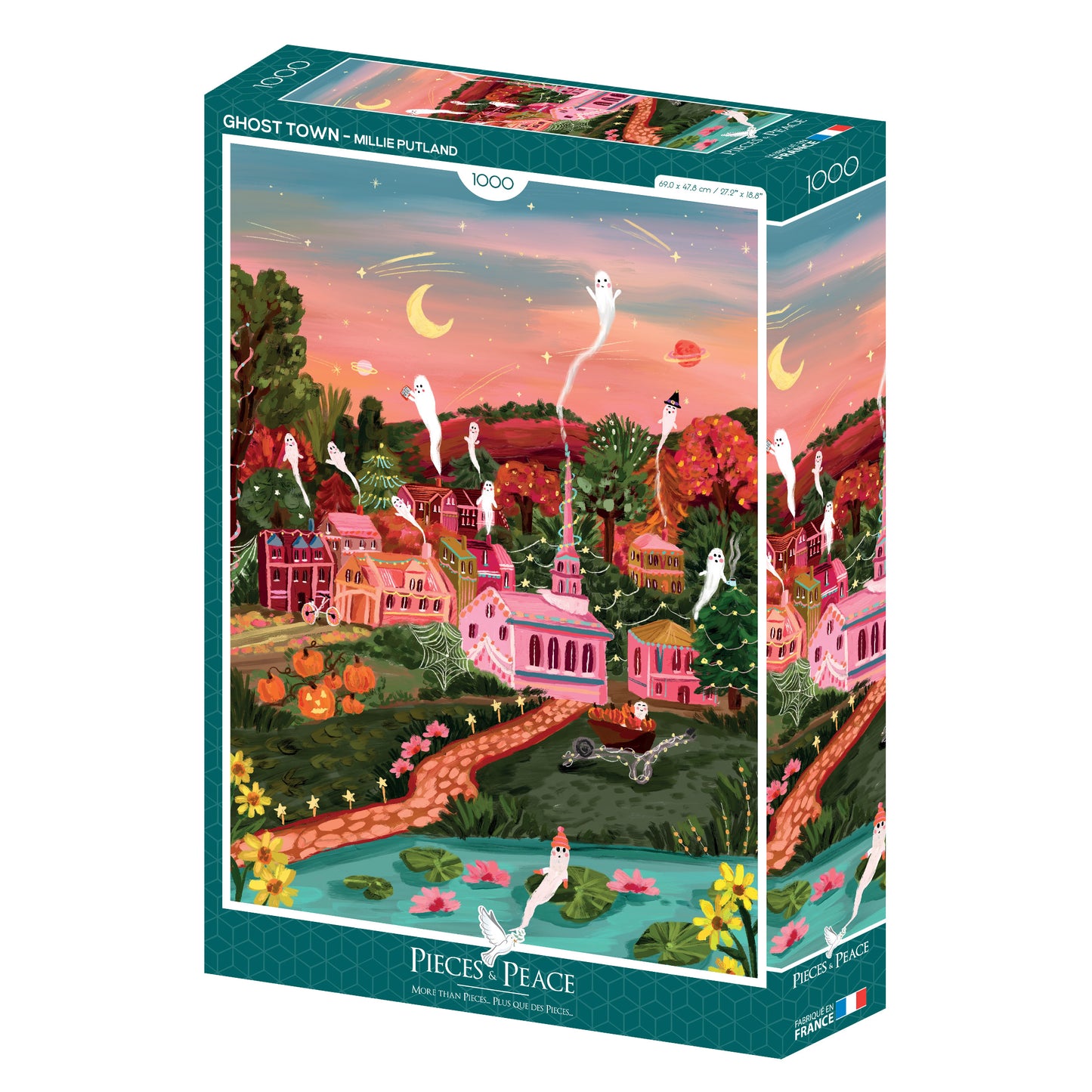 Puzzle ville d'Halloween