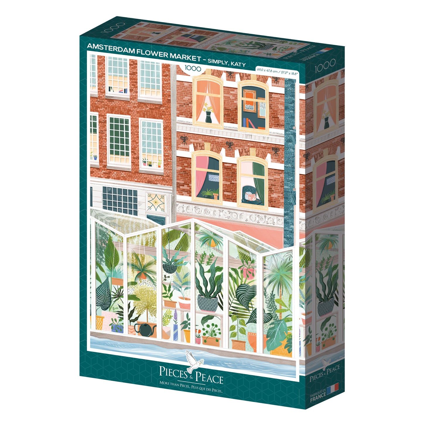 Puzzle marché aux fleurs d'Amsterdam