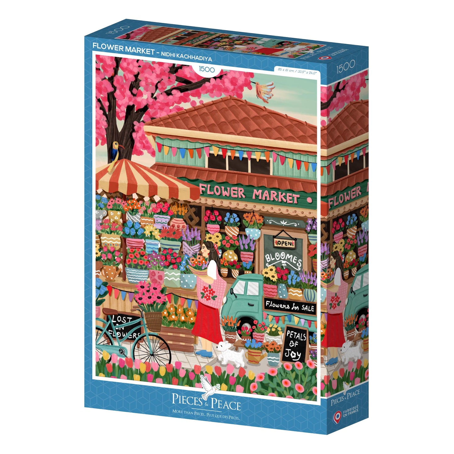 Puzzle marché aux fleurs