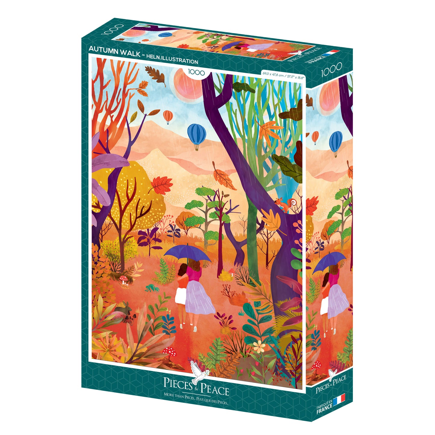 Puzzle promenade d'automne