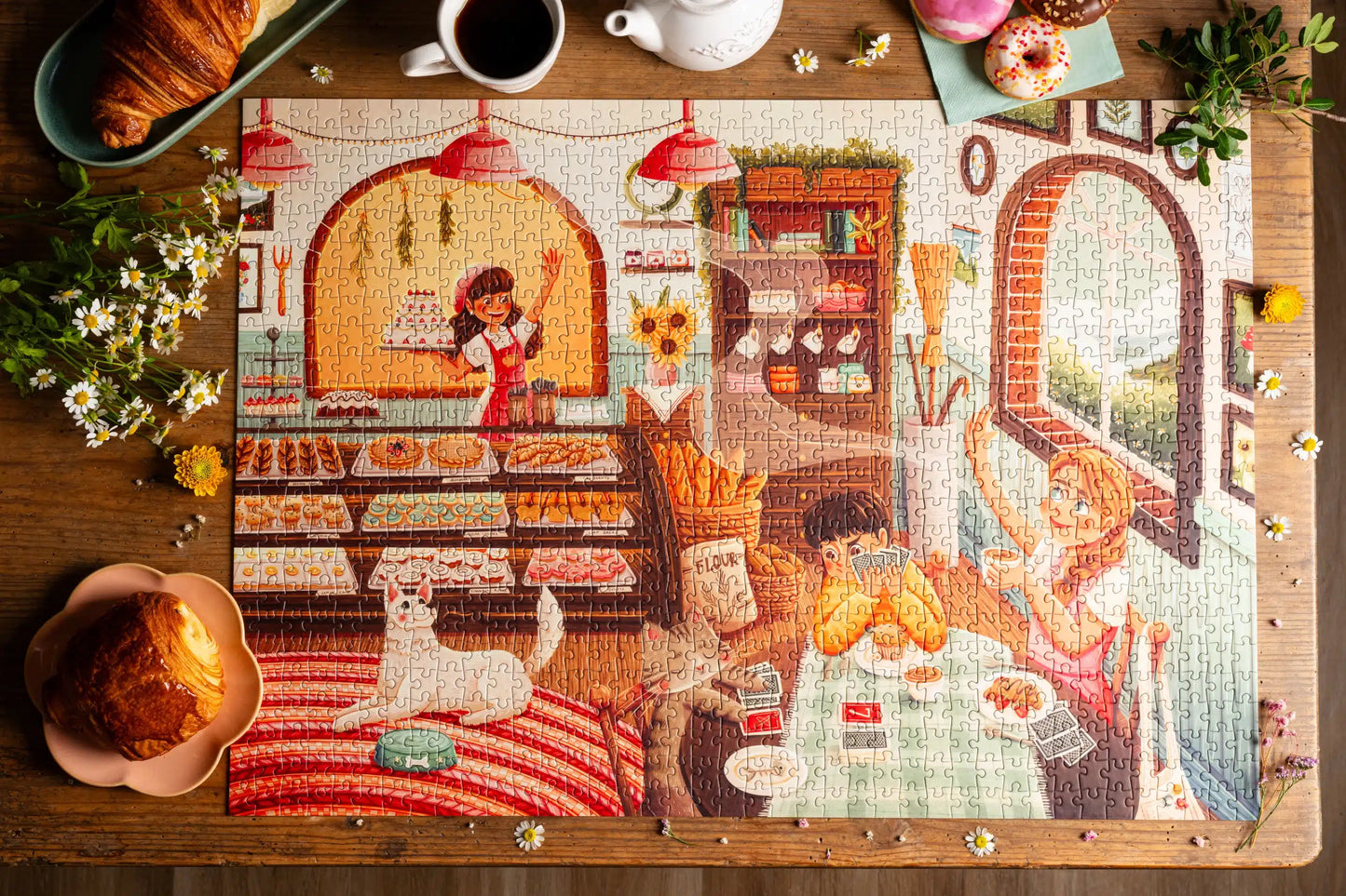 Puzzle 1000 pcs • Cozy café