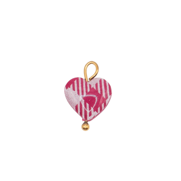 Coeur vichy rose