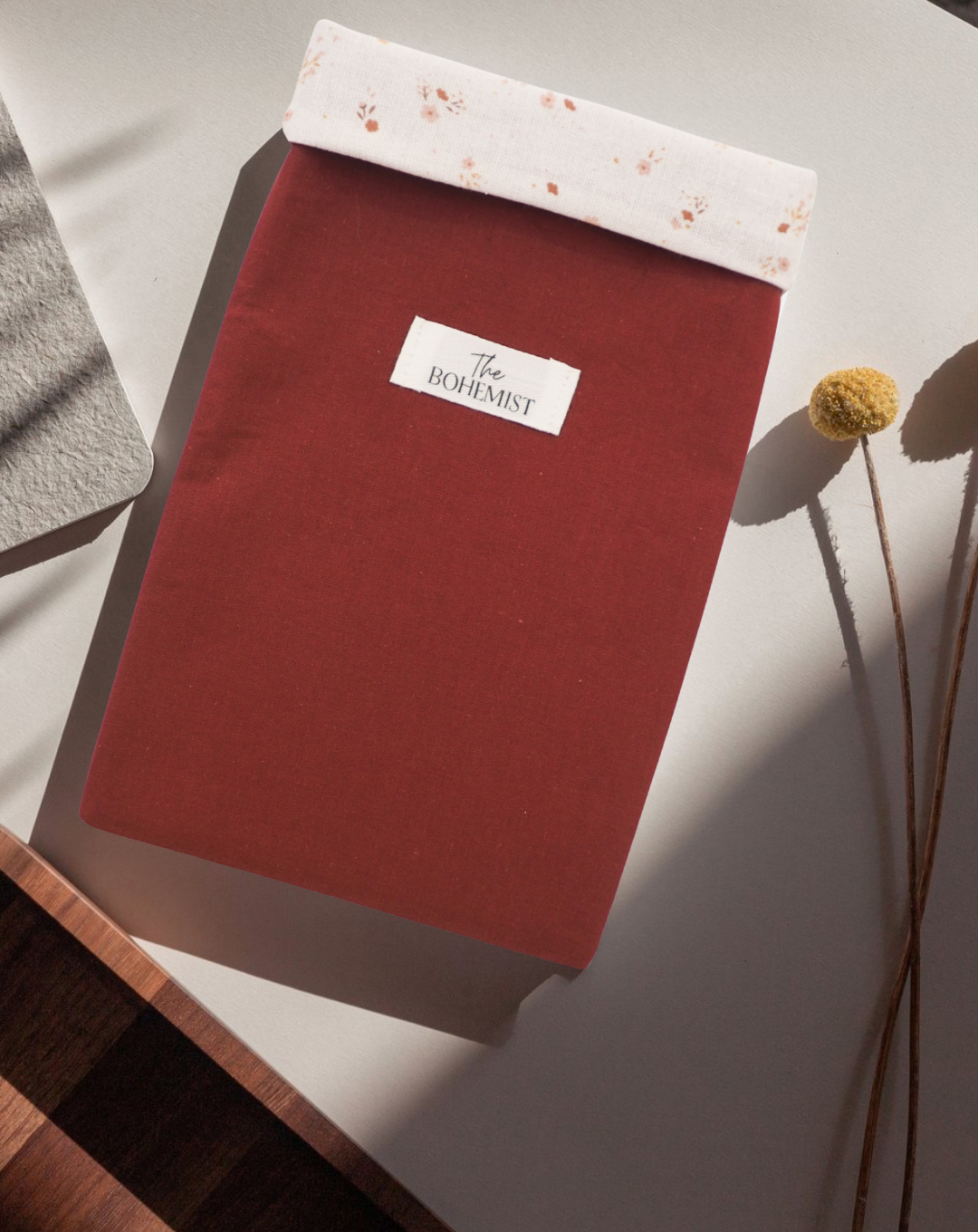 Pochette à livre poche • Bordeaux