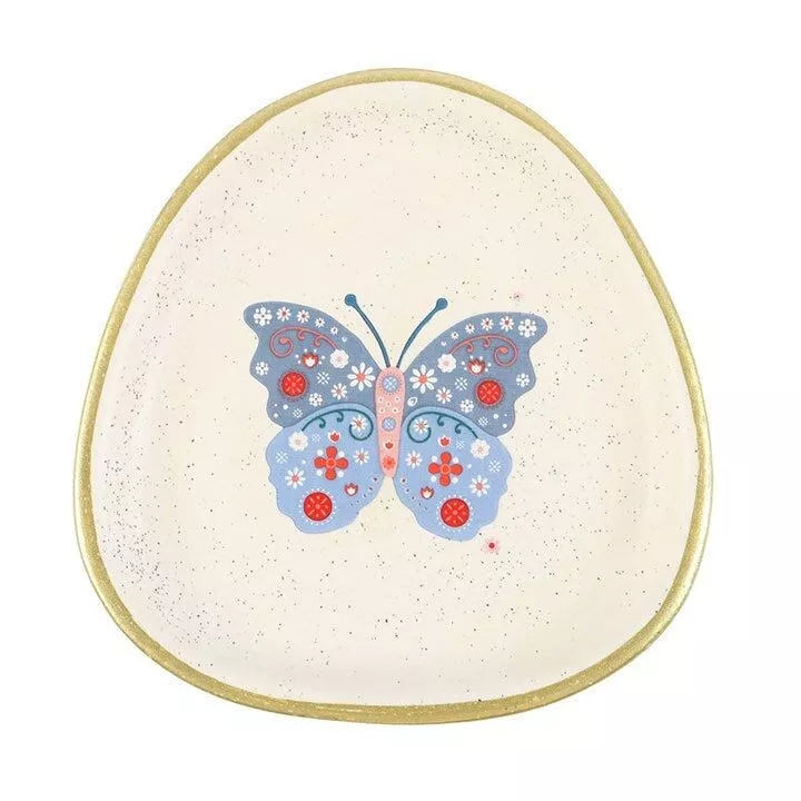 Coupelle papillon bleu