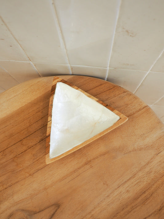 Coupelle nacre triangle