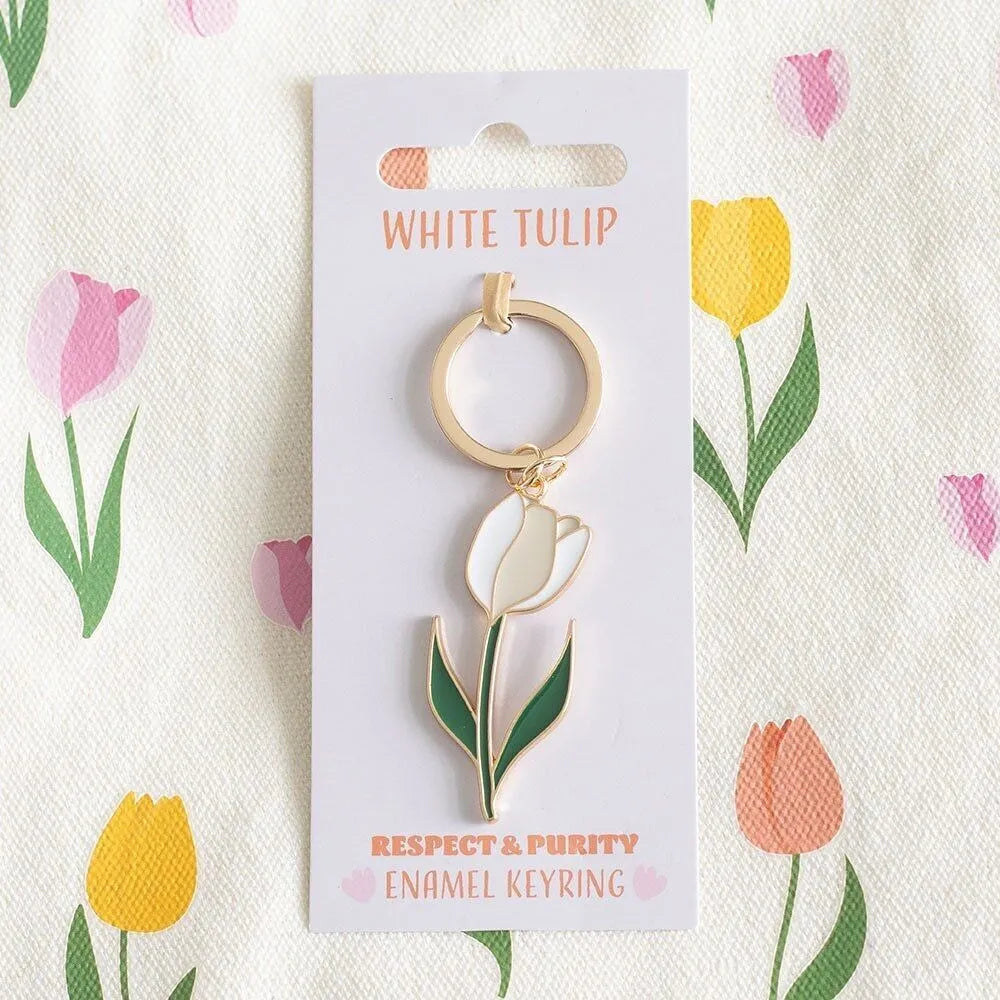 Porte clé tulipe
