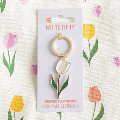 Porte clé tulipe