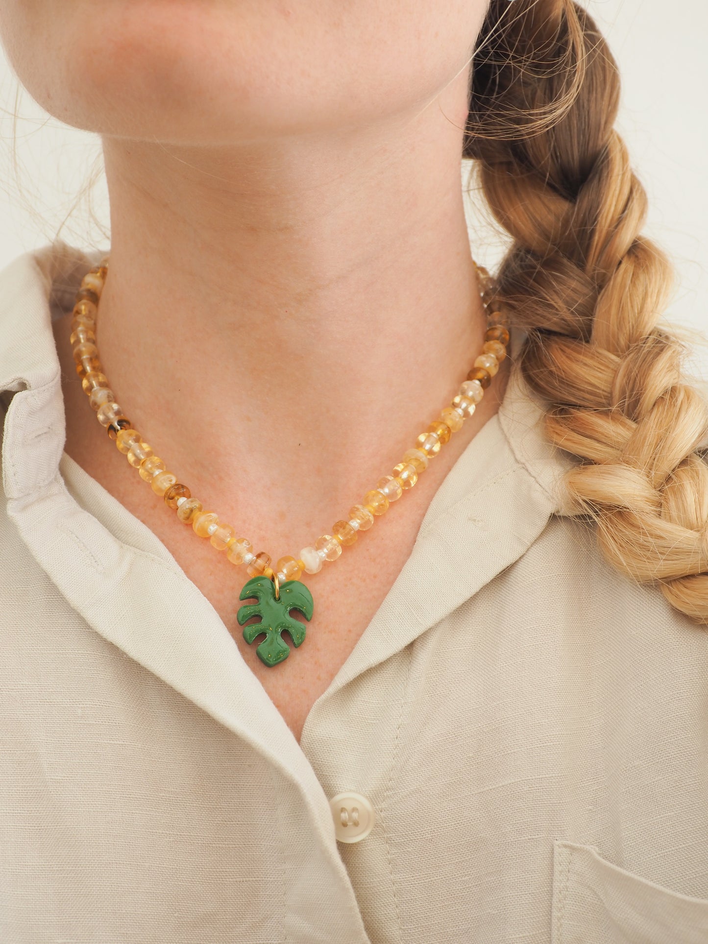 Collier Monstera