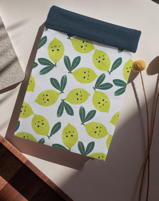 Pochette à livre poche • Citron vert
