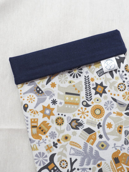 Pochette à livre poche • Noé bleu