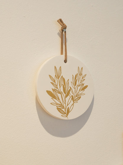 Médaillon plante