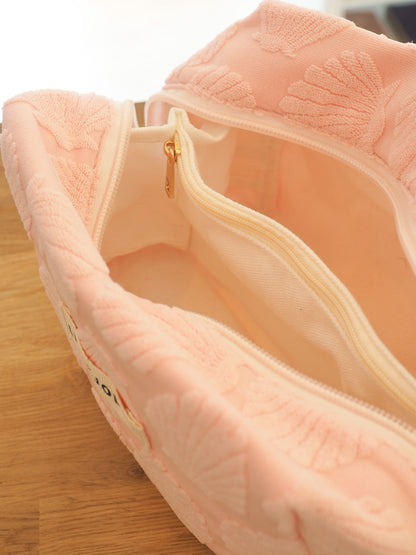 Trousse de toilette S - Coquillage rose