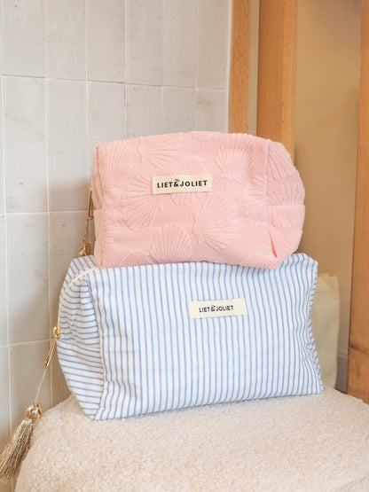 Trousse de toilette S - Broderie petites fleurs