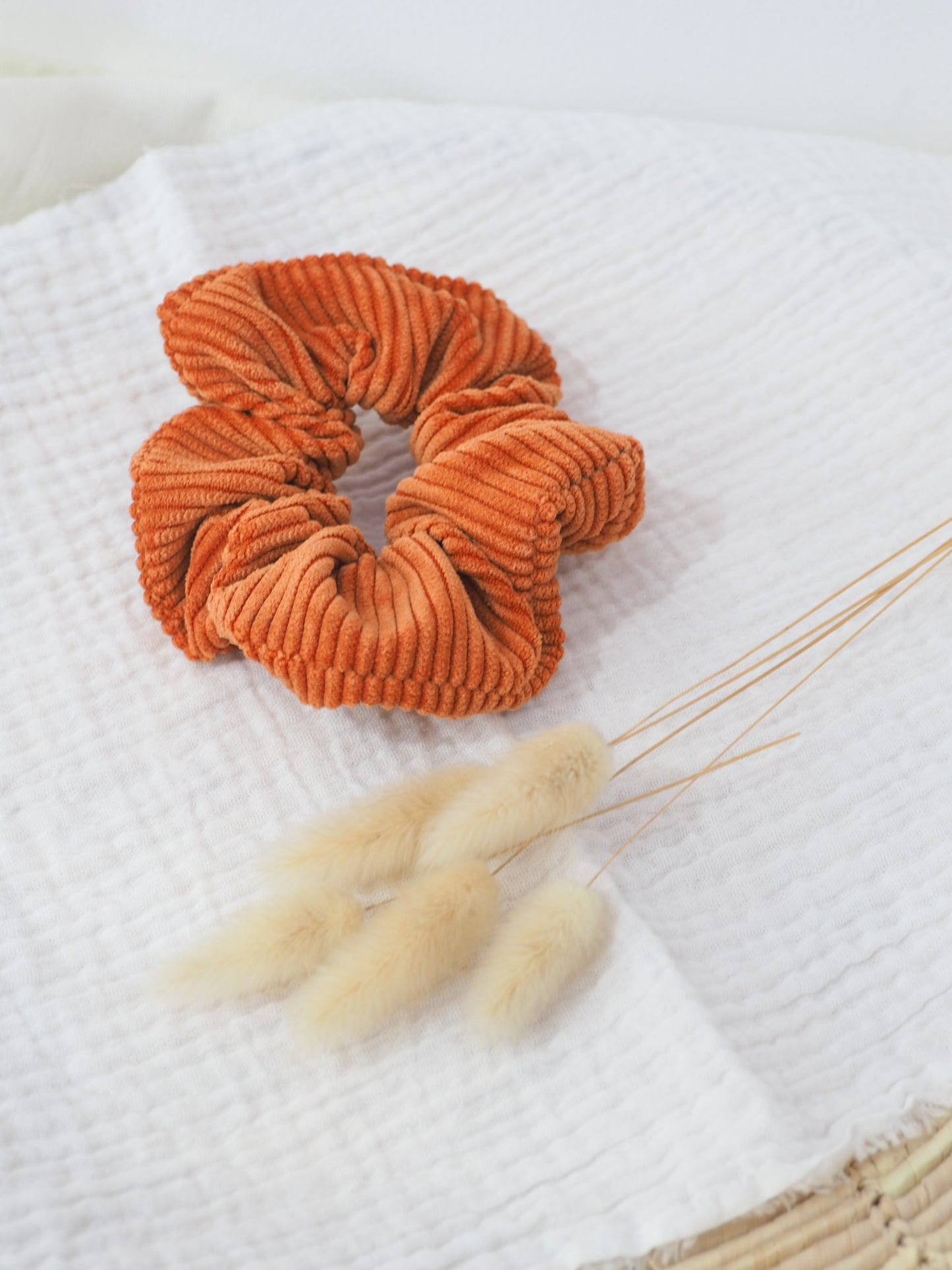 Chouchou velours Terracotta