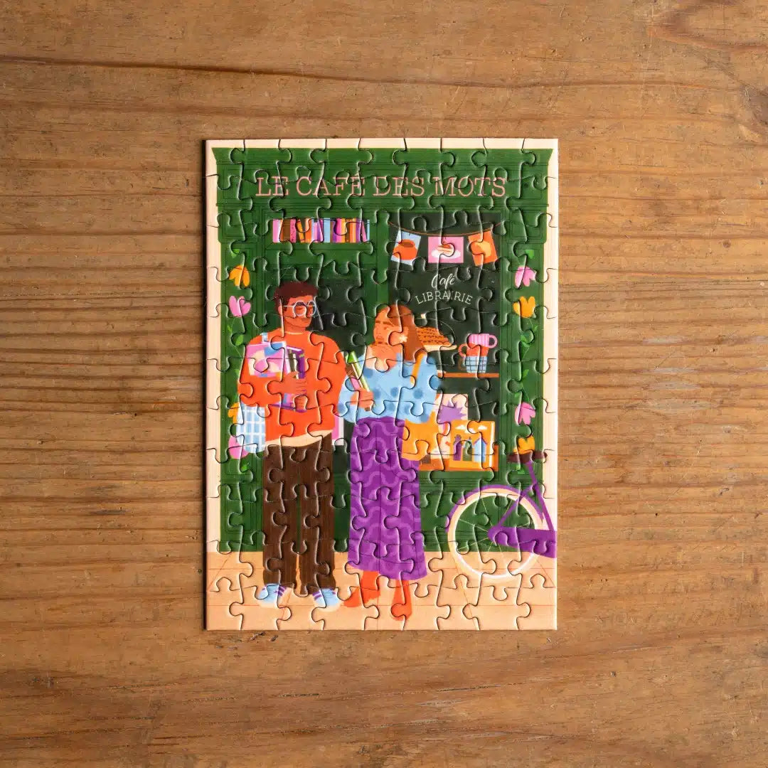 Puzzle 99 pcs • Le café des mots