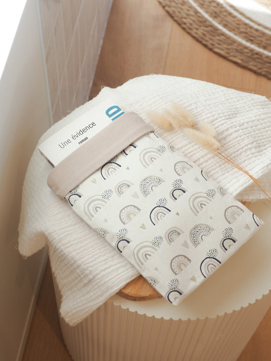 Pochette à livre poche • Arc en ciel