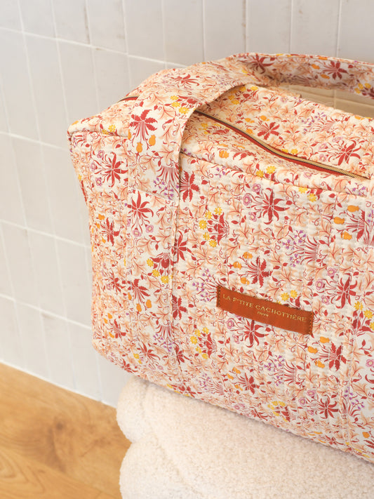 Sac weekend rose framboise