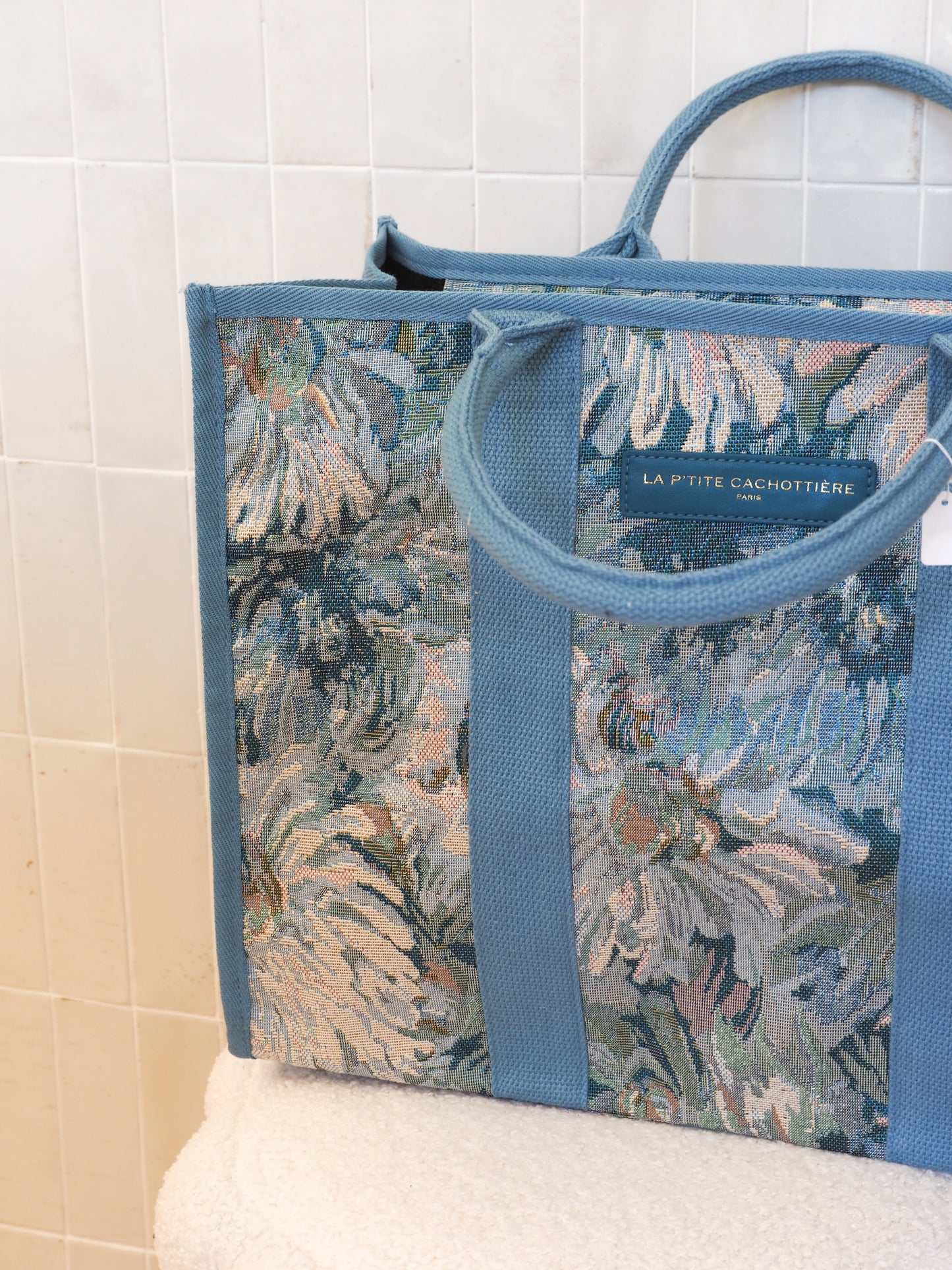 Sac cabas bleu