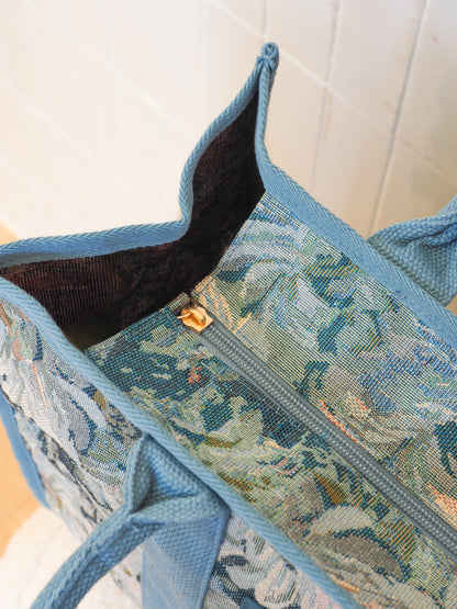 Sac cabas bleu