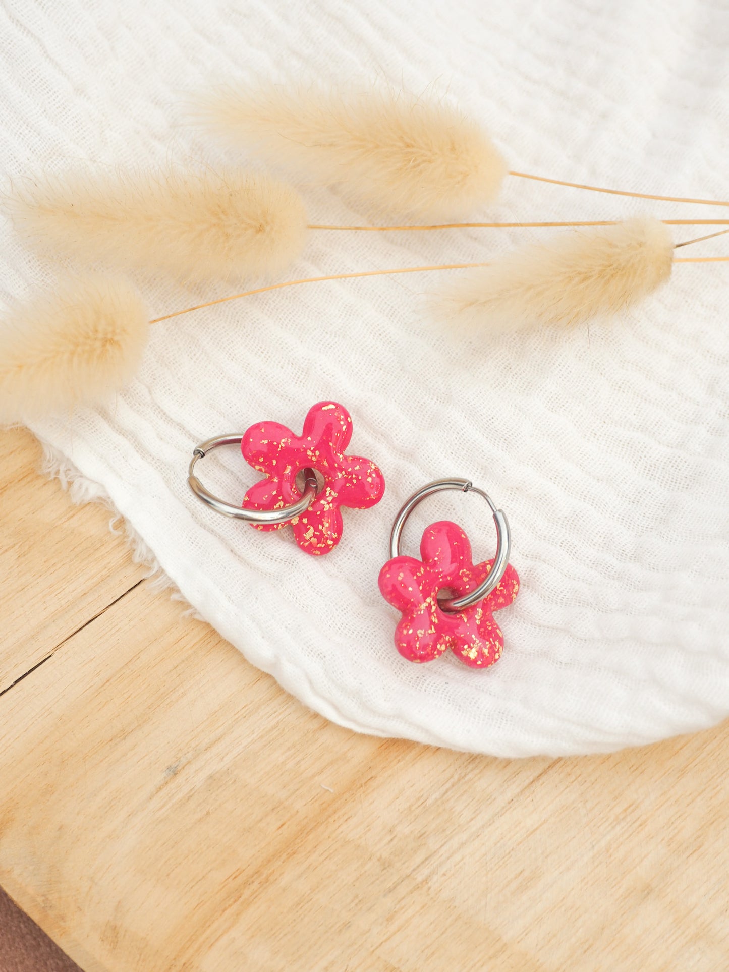 Lilou rose fuchsia et doré