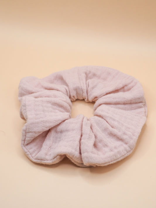 Chouchou rose poudré