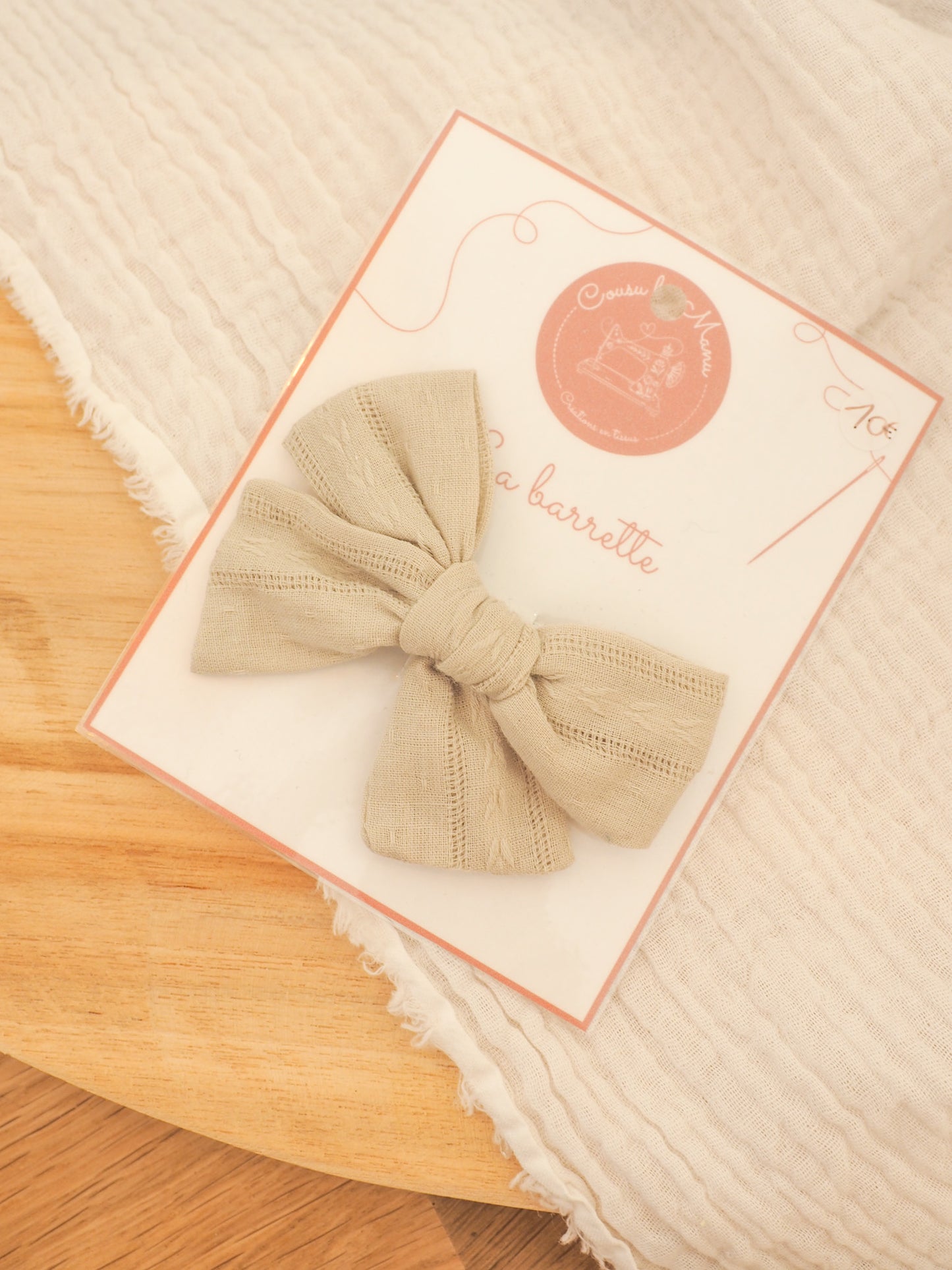Barrette noeud