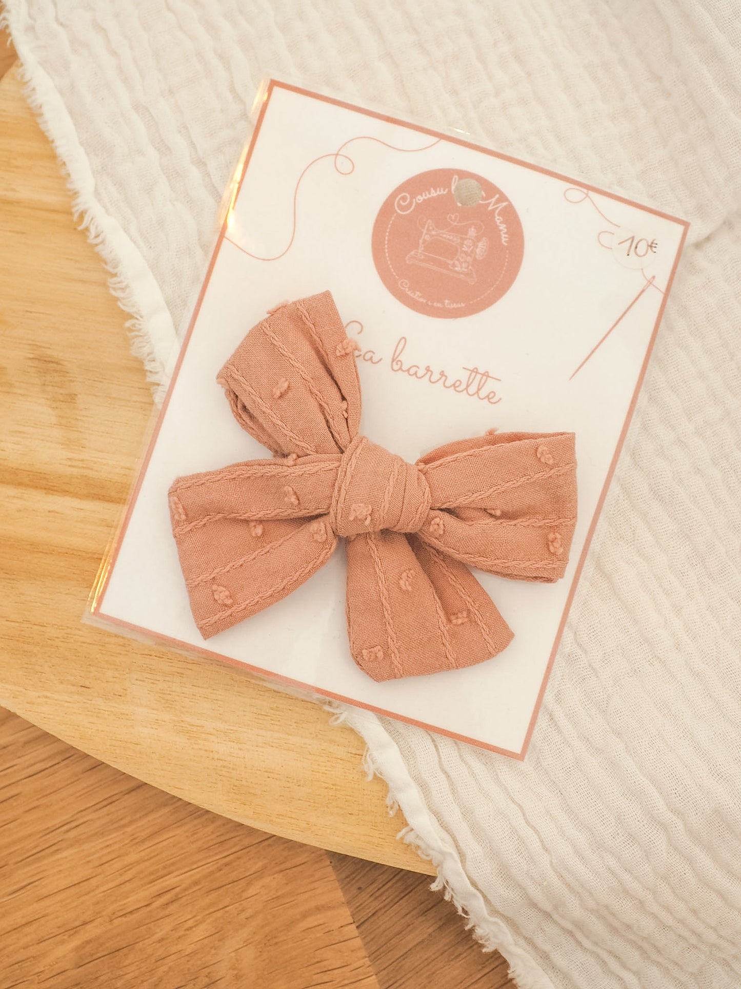 Barrette noeud