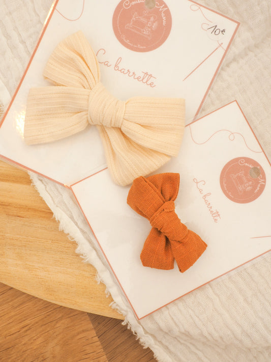 Barrette noeud