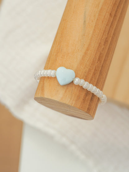 Bracelet élastique perles - taille enfant