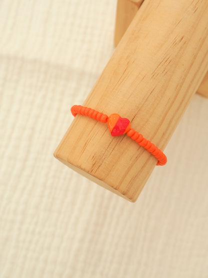 Bracelet perles colorées