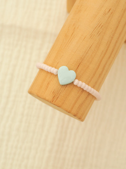 Bracelet perles colorées