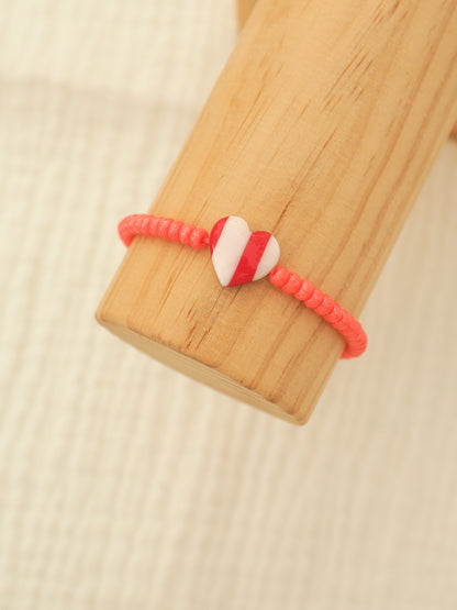 Bracelet perles colorées