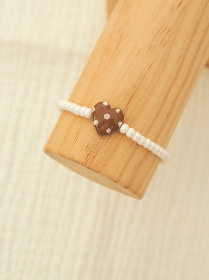 Bracelet perles colorées