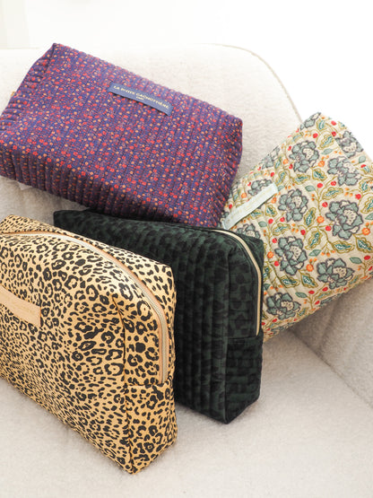 Trousse large léopard